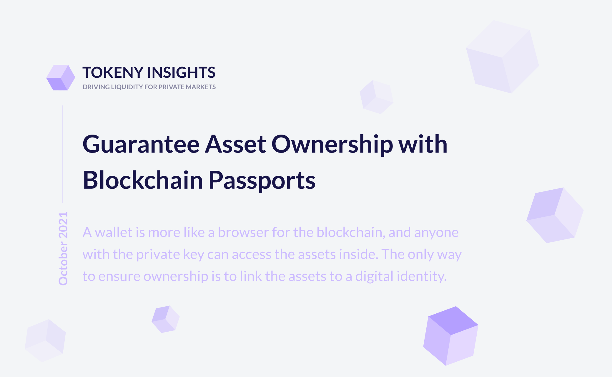Guarantee Asset Ownership with Blockchain Passports Tokeny