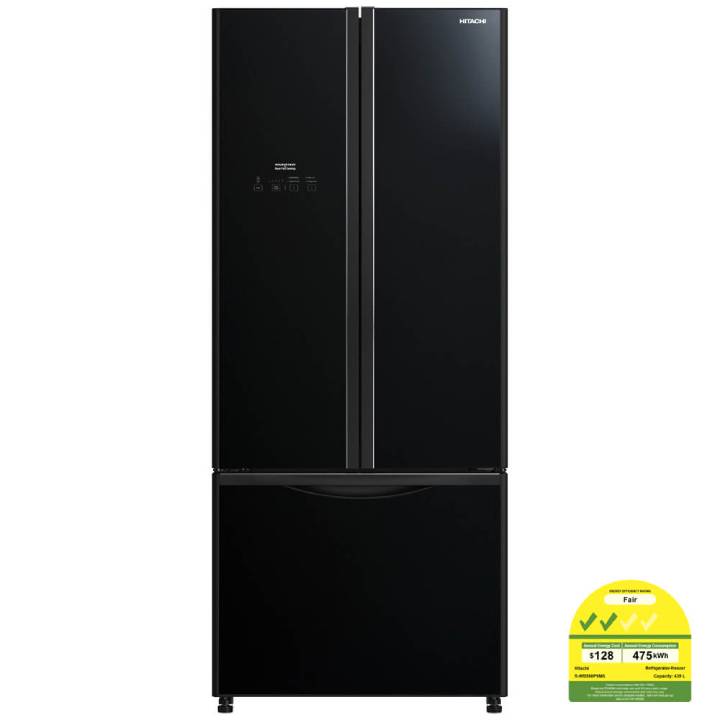 Hitachi Refrigerator RWB560P9MS French Bottom Freezer 3 Door 465L Tolay Electrical Trading