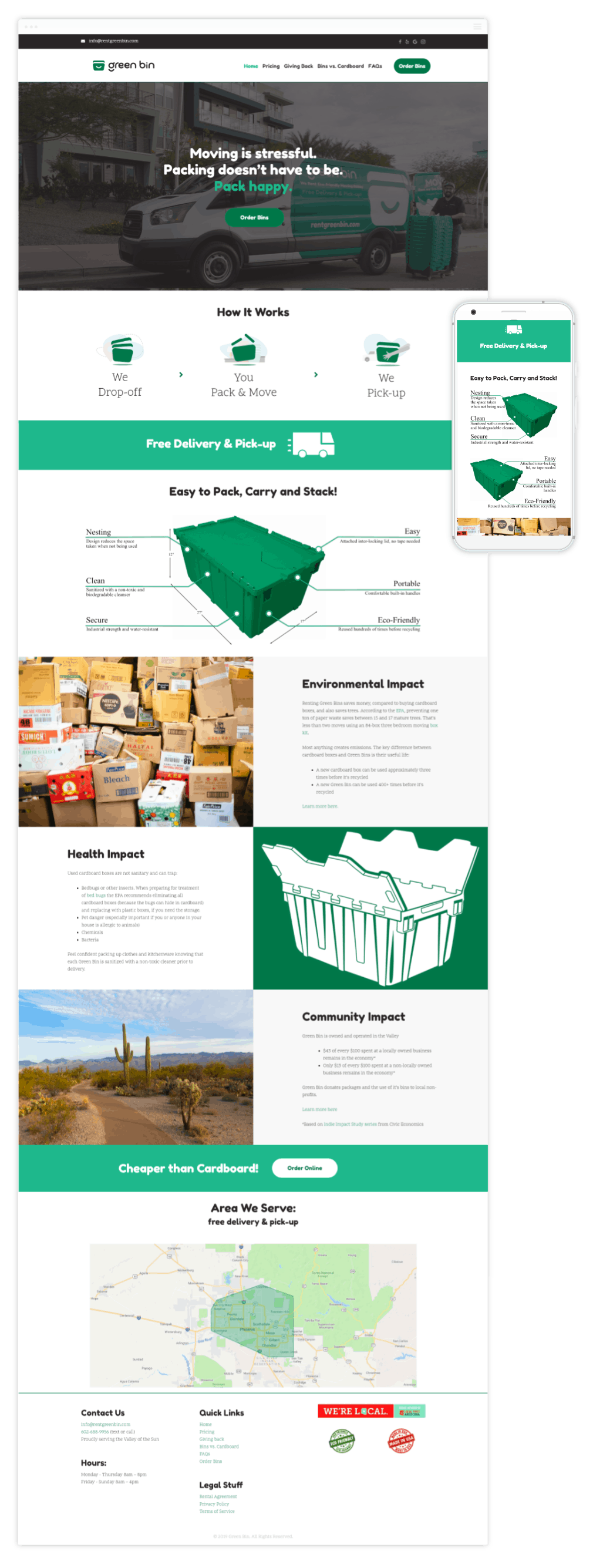 Green Bin Tolle  Design