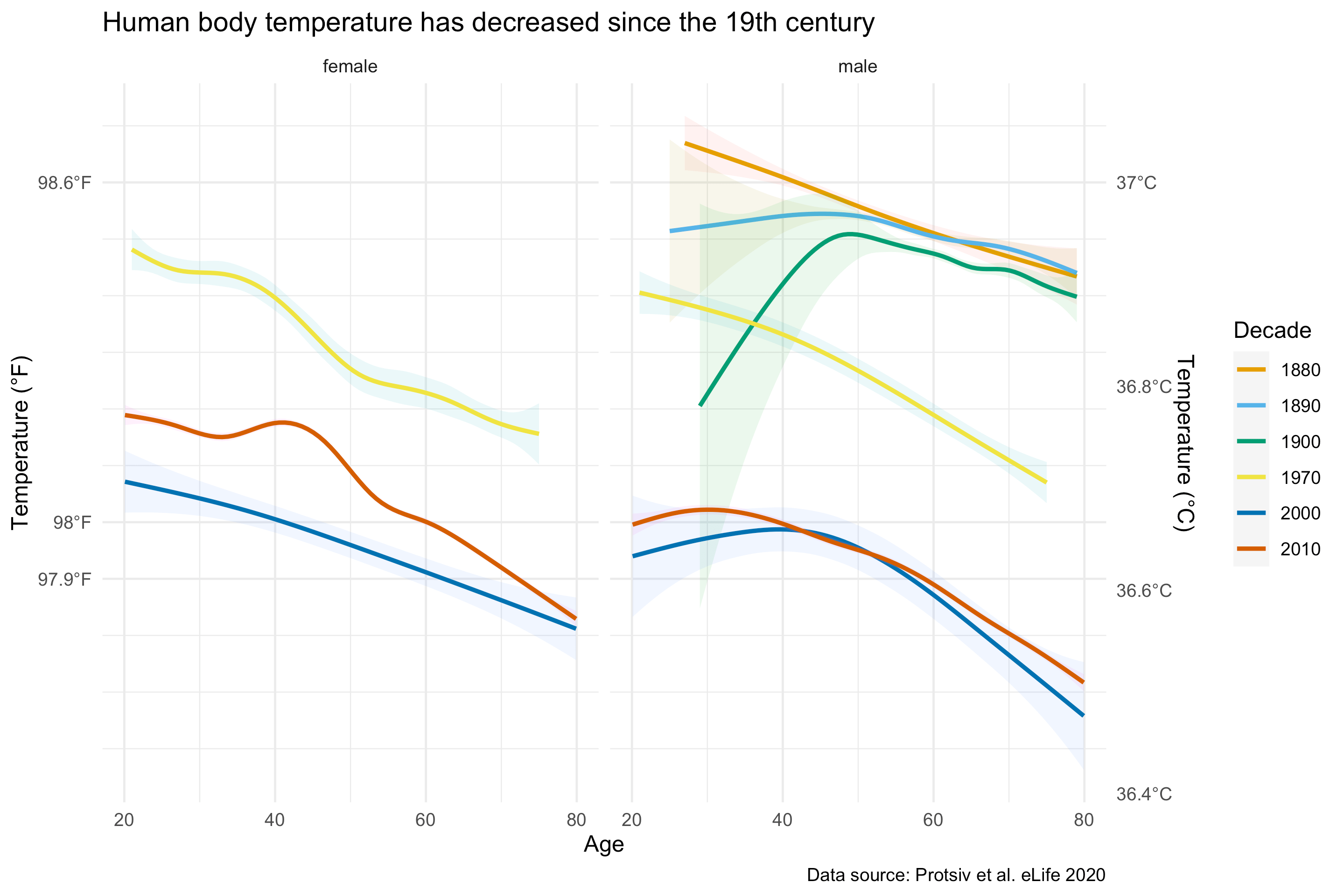 Body temperature Datavision 2020