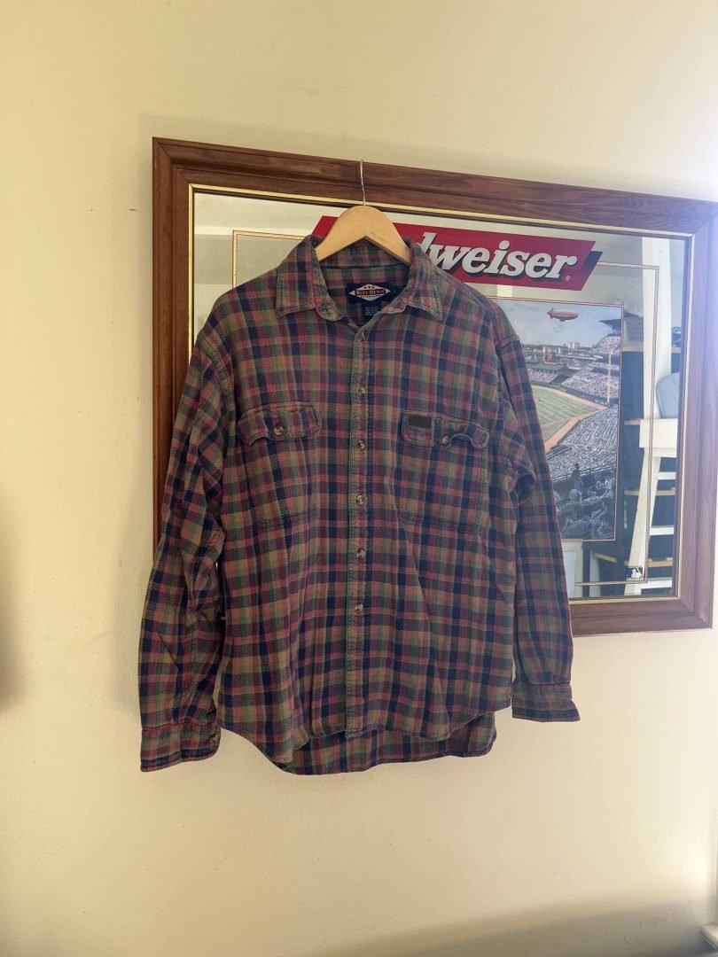 Multicolored Flannel Button Up