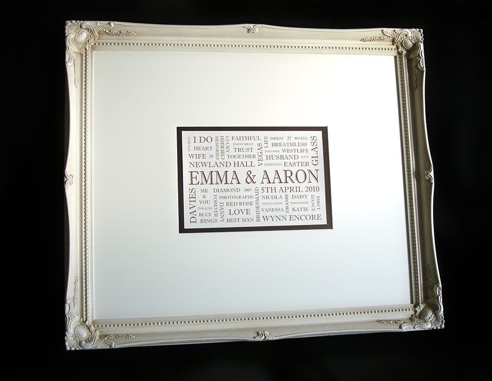 To Make A Memory Guest Signing Frame