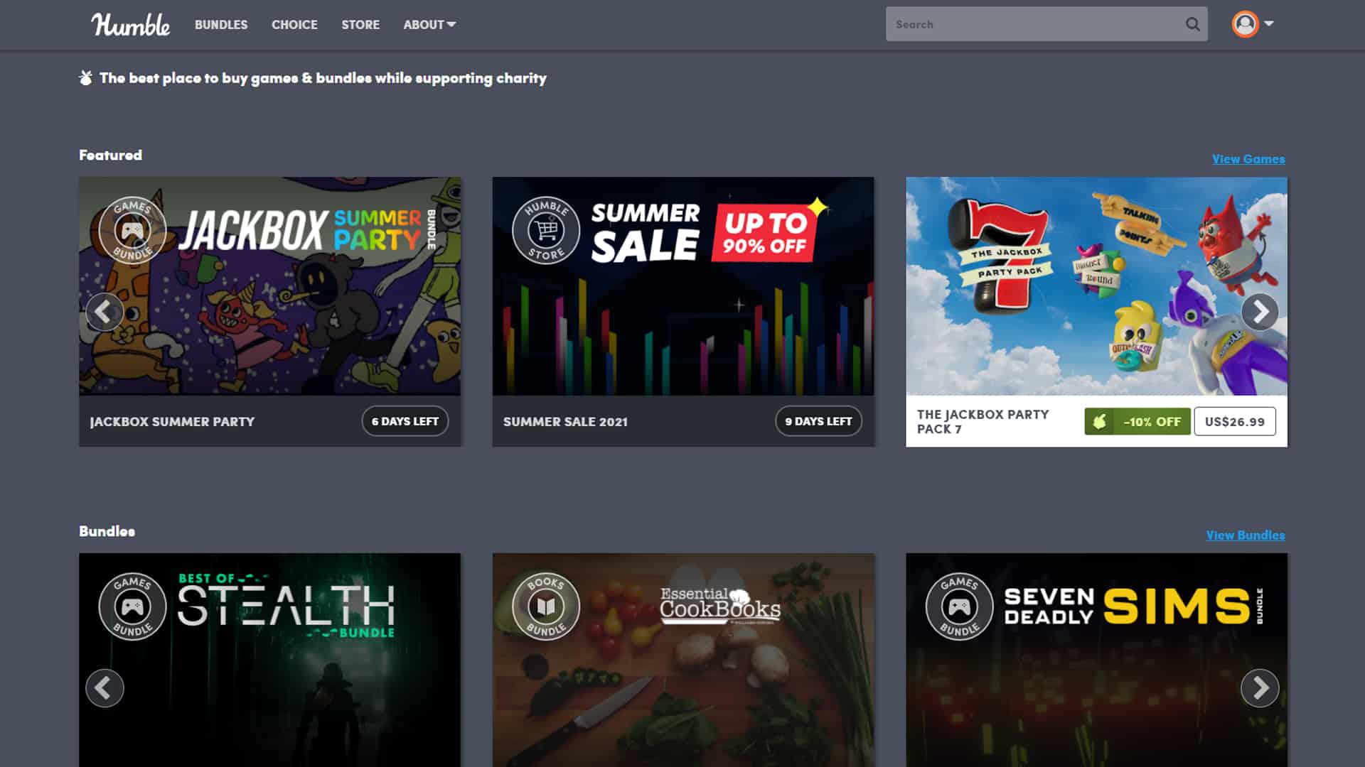 Get huge discounts on Steam games, eBooks, softwares at Humble Bundle
