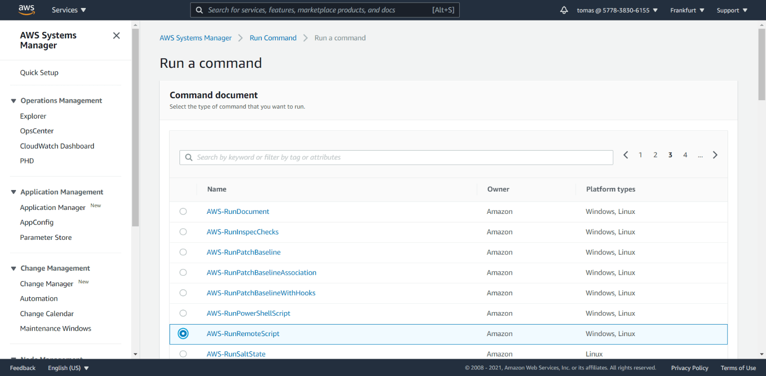 Execute scripts on EC2 without ssh access. Tomas Chudjak