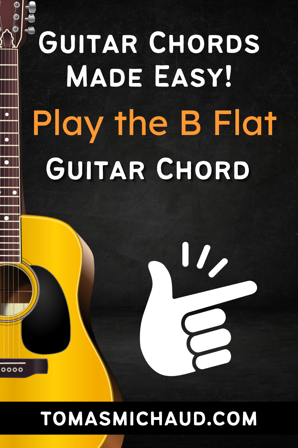 Play The B Flat Major Chord On Guitar
