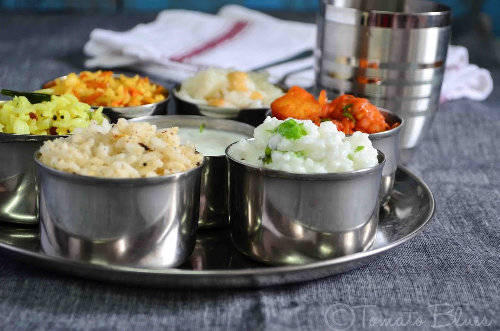 Mini Meal Lunch Thali Ideas Tomato Blues