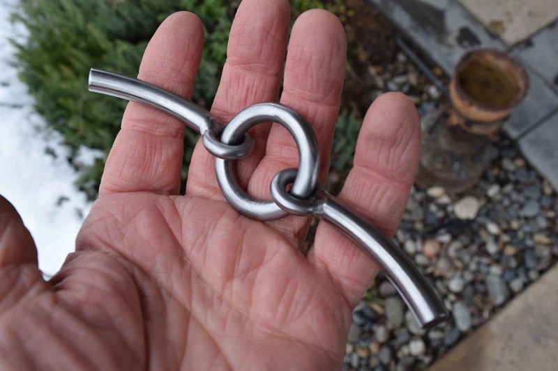 Long Shank Life Saver Brown with Dots Tom Balding Bits & Spurs