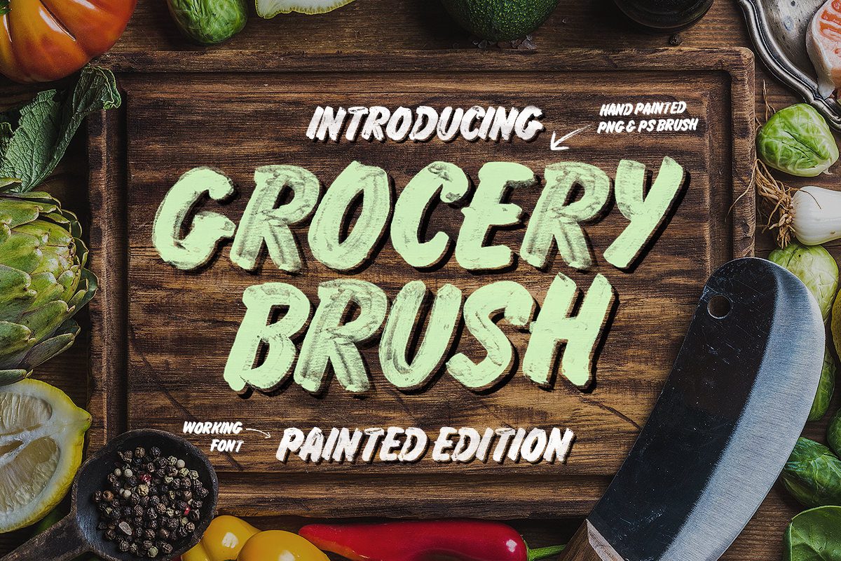Grocery Font Family Tom Chalky