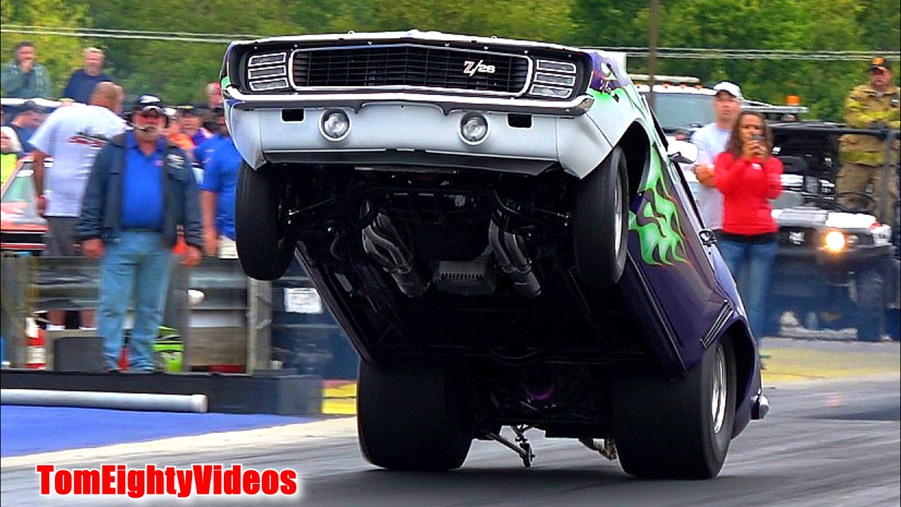 Chicagoland Super Stocks Drag Racing at Byron Wheelstand Contest Tom Eighty Videos