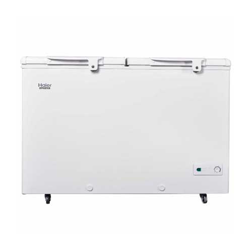 Double Door Deep Freezer HDF385I (Inverter) White To Me Mart