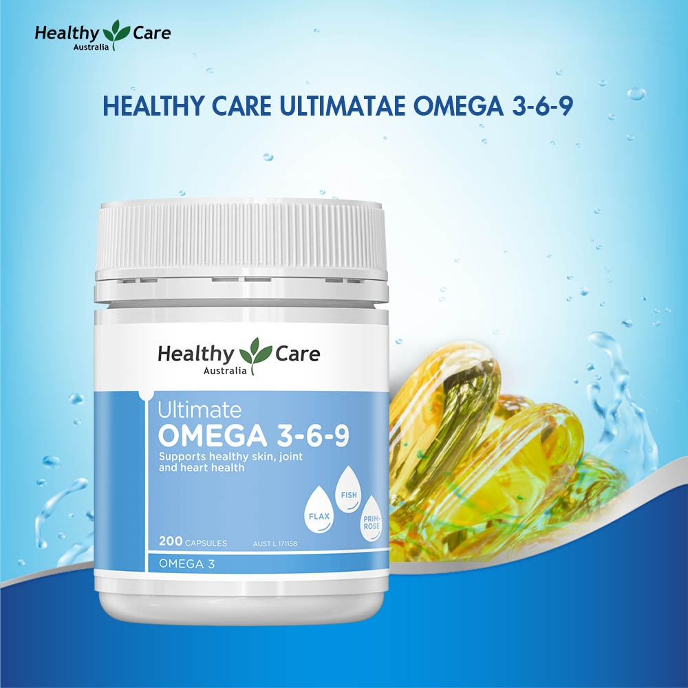 Viên Dầu Cá Healthy Care Ultimate Omega 369
