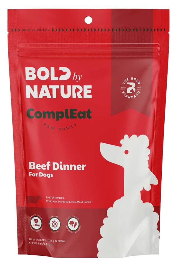 Bold By Nature ComplEat Beef Raw Dog Food in Austin, Texas 