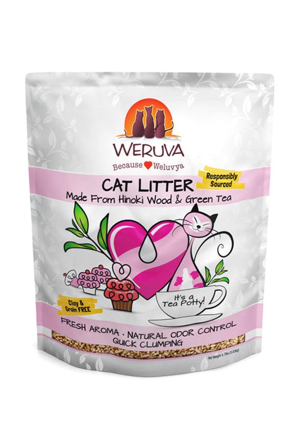 Weruva Hinoki Wood and Green Tea Natural Cat Litter in Austin, Texas
