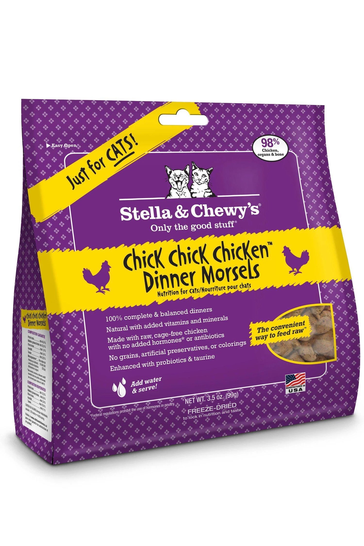 Stella and Chewy's Chick Chick Chicken Freeze Dried Cat Food in Austin