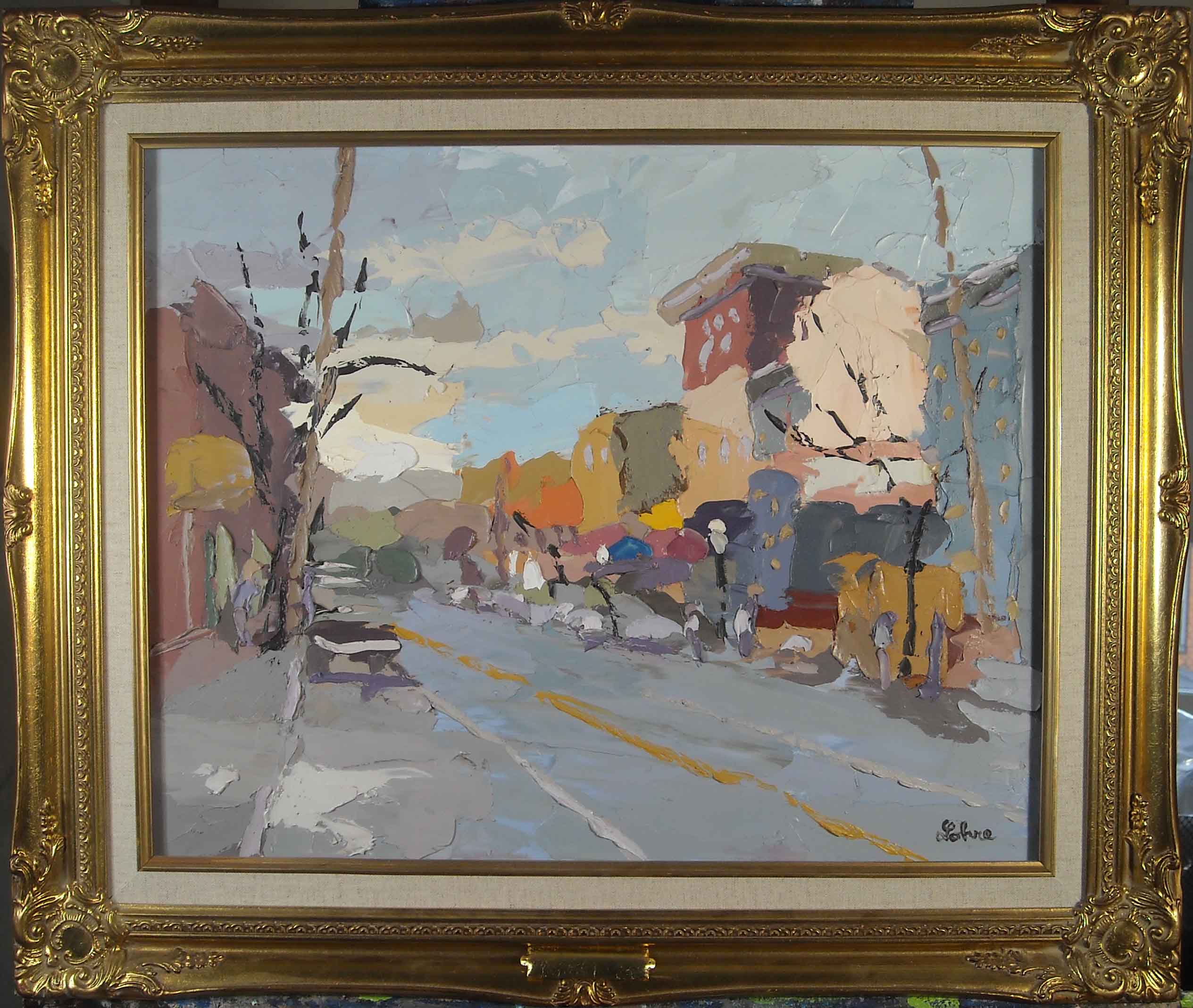 Clifton, Cincinnati, Ludlow Village, Impressionist Paintings in Faux