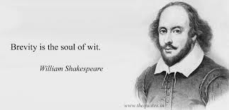 brevity is the soul of wit quote Brevity Is The Soul Of Wit - Tom Mccallum