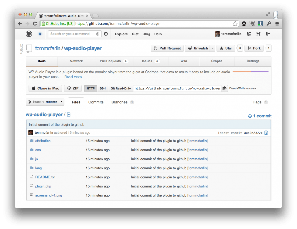 WP Audio Player Now on GitHub Tom McFarlin