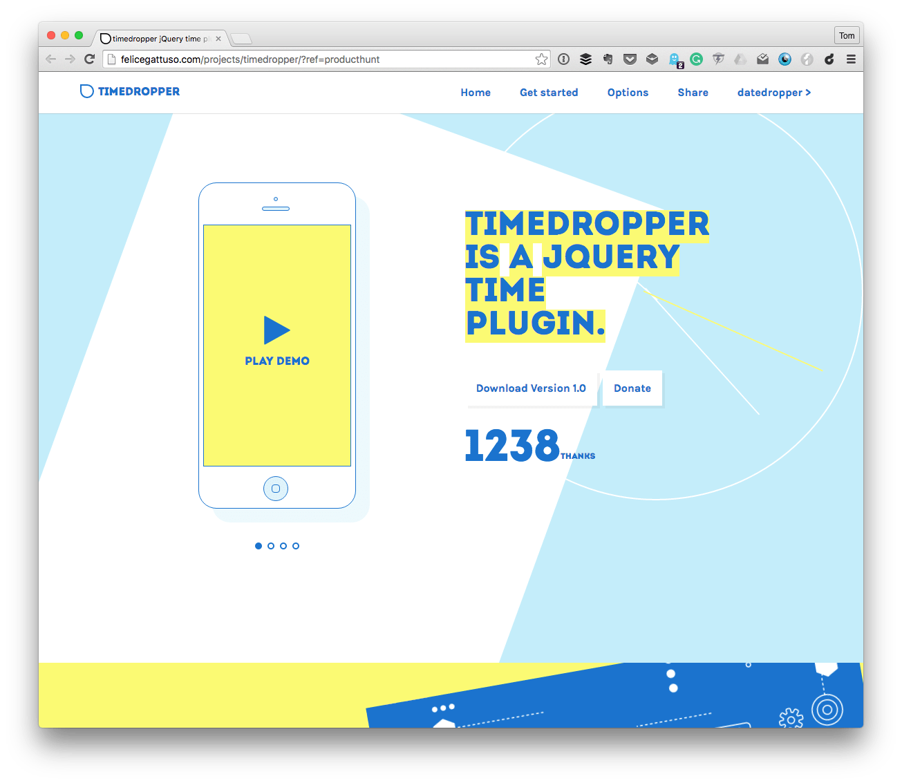 Timedropper A jQuery Time Plugin Tom McFarlin