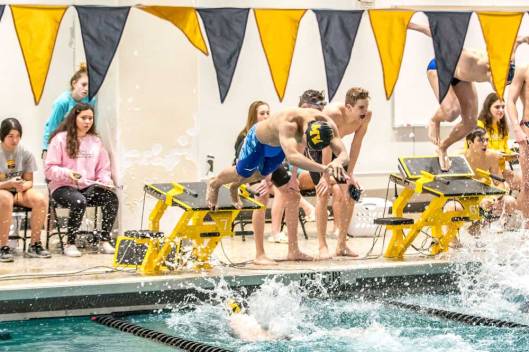 Metea Boys Swimming At Sectionals 2020 Tom Musch Photography