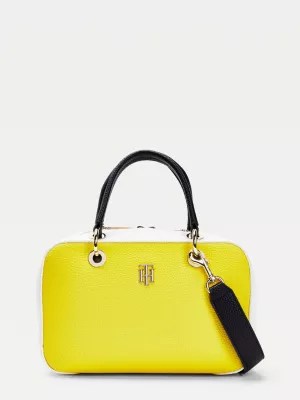 TH Essence Monogram Medium Duffle Bag YELLOW Tommy Hilfiger