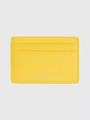 Logo Embossed Credit Card Holder YELLOW Tommy Hilfiger