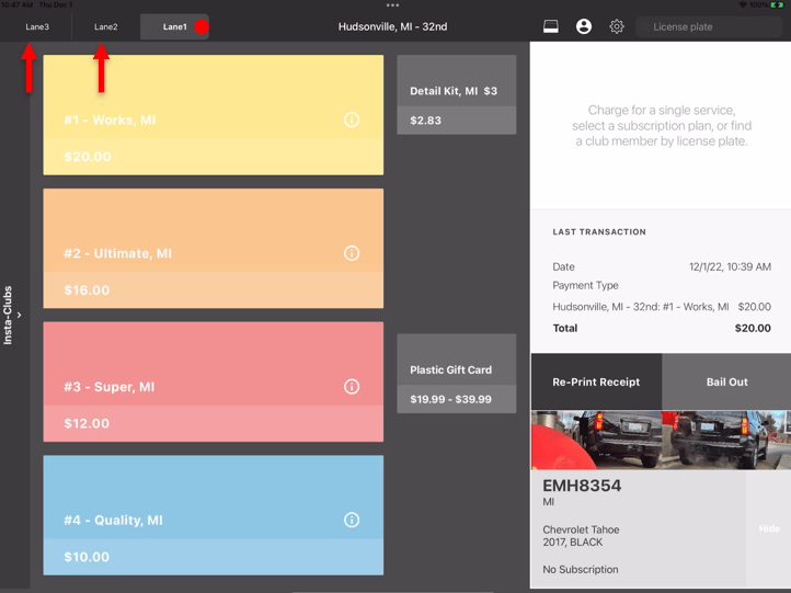 Switching lanes Tommy Car Wash Systems
