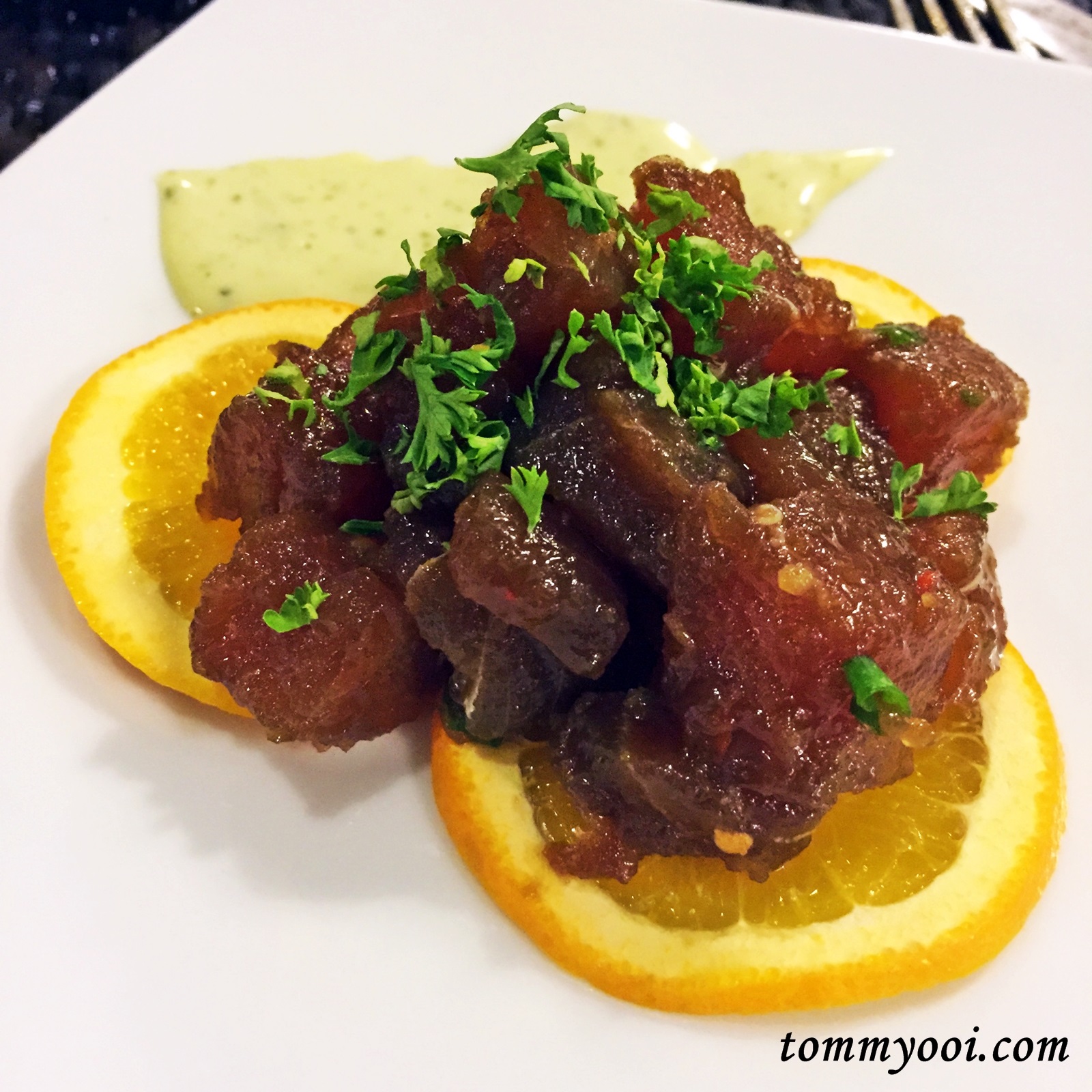 Yellow Fin Tuna marinated in Soy Sauce Tommy Ooi Travel Guide