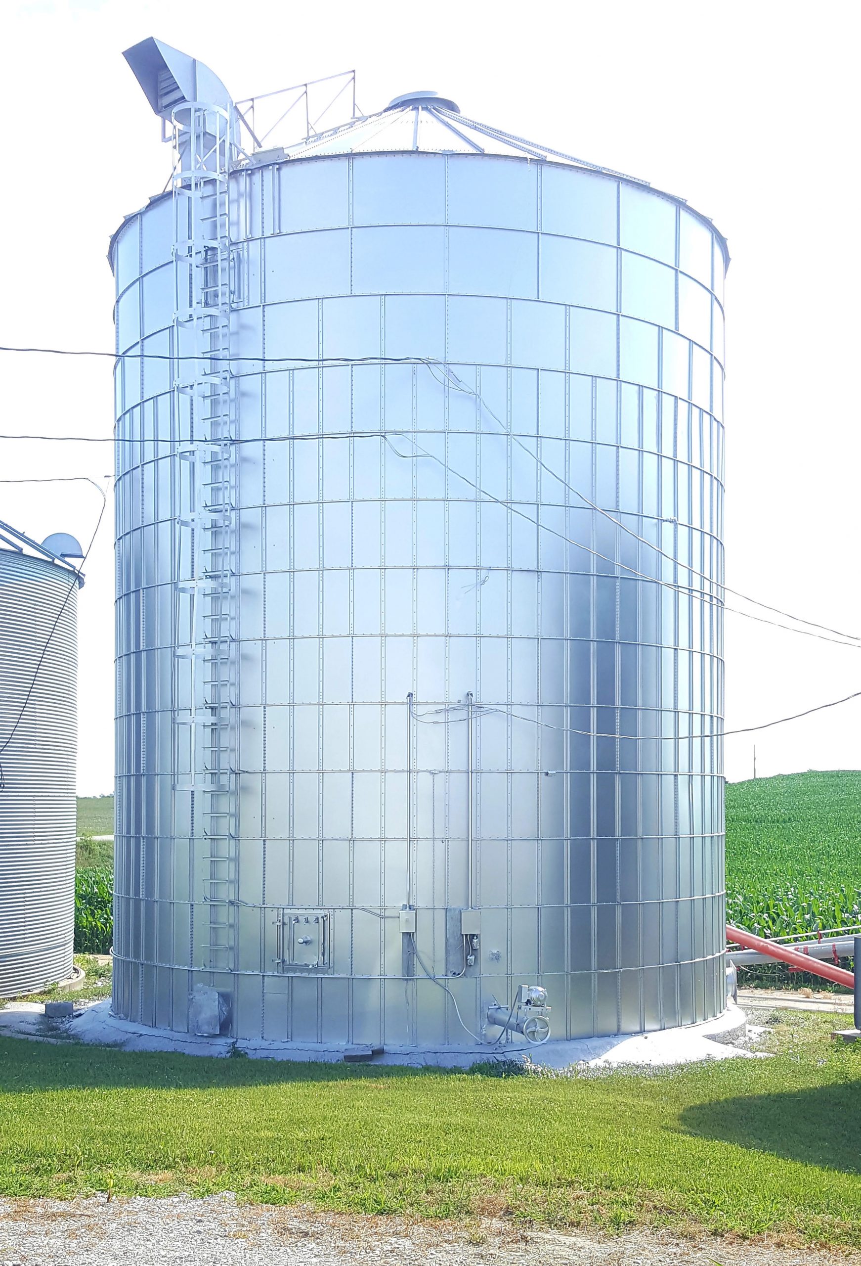 Grain Bins Tom Nelson Painting