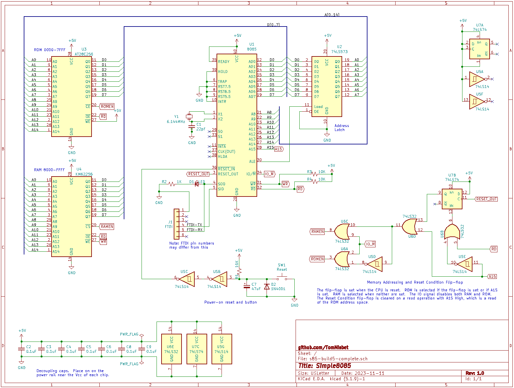 Simple 8085 Computer - Simple8085
