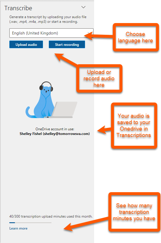 How to turn Speech into Text: Transcribing directly in Microsoft 