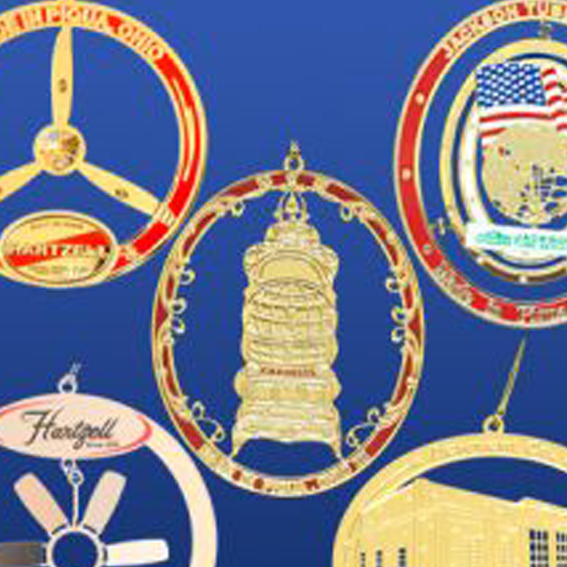 Custom Ornaments, Custom Christmas Ornaments, Custom Brass Ornaments