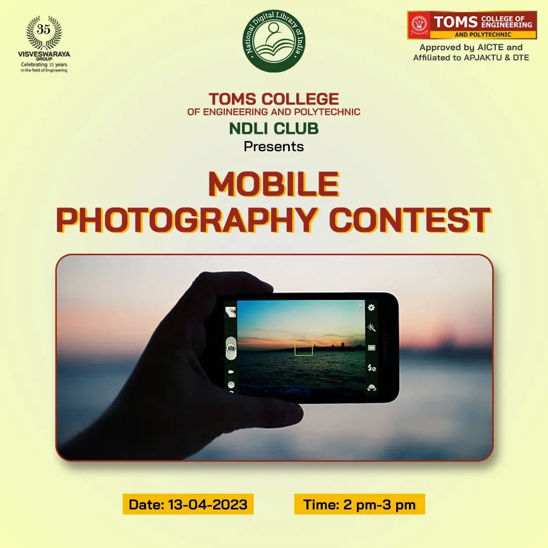 Mobile Photography Contest Toms College of Engineering, Kottayam