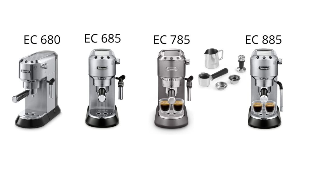 Delonghi Dedica EC680, EC685, EC885, EC950 What's the Difference?