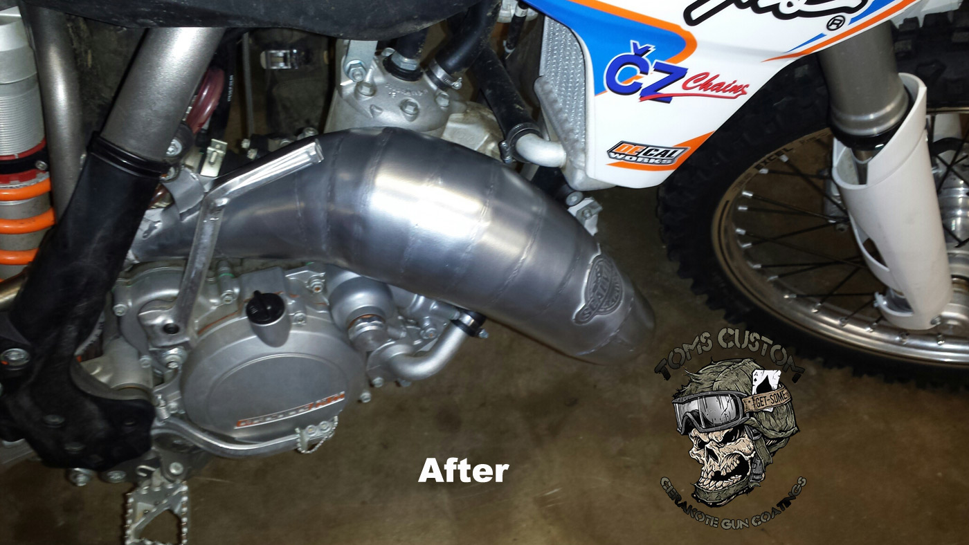 Dirt Bike Pipe Done In W211 Chromex Toms Custom Guns