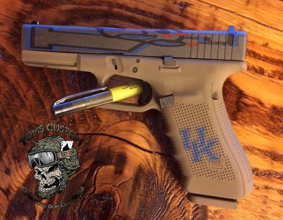 Custom Glock With A Custom UK Theme Toms Custom Guns