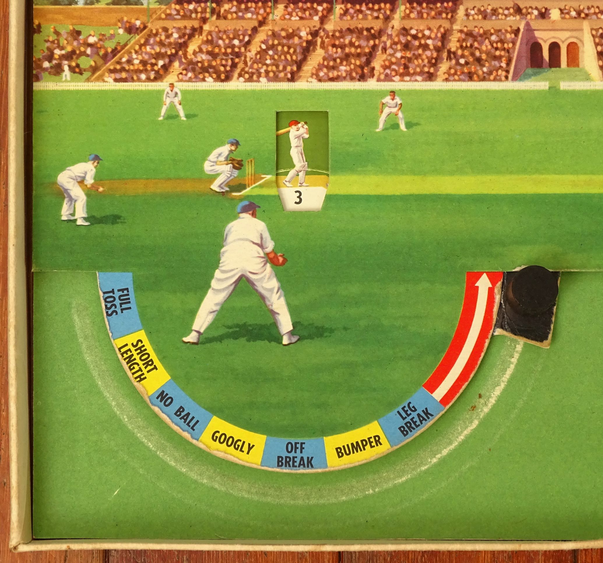 1955 TEST MATCH Vintage British Cricket Game by John Waddington, Leeds