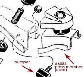 66-77 Ford Bronco Transmission Transfer Case Crossmember