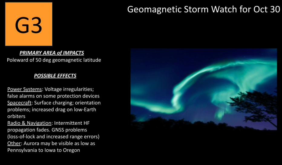 It's Possible to See the Northern Lights in New Jersey over Halloween