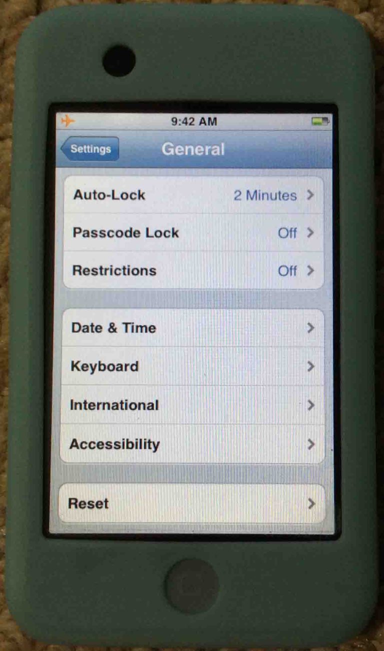 Restore iPod Touch to Factory Settings Instructions | Tom's Tek Stop