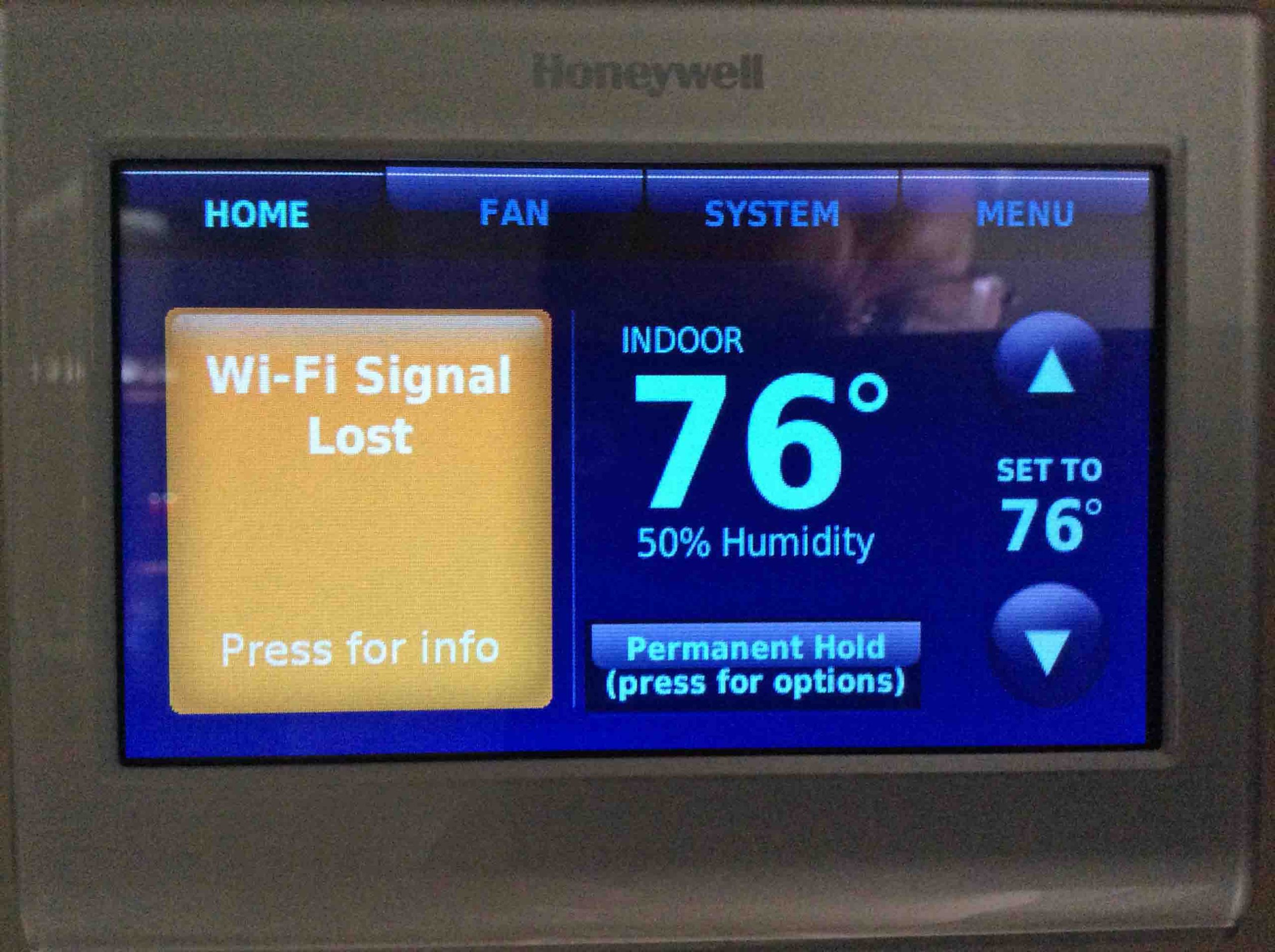 Honeywell Thermostat Reset WiFi Instructions - Tom's Tek Stop