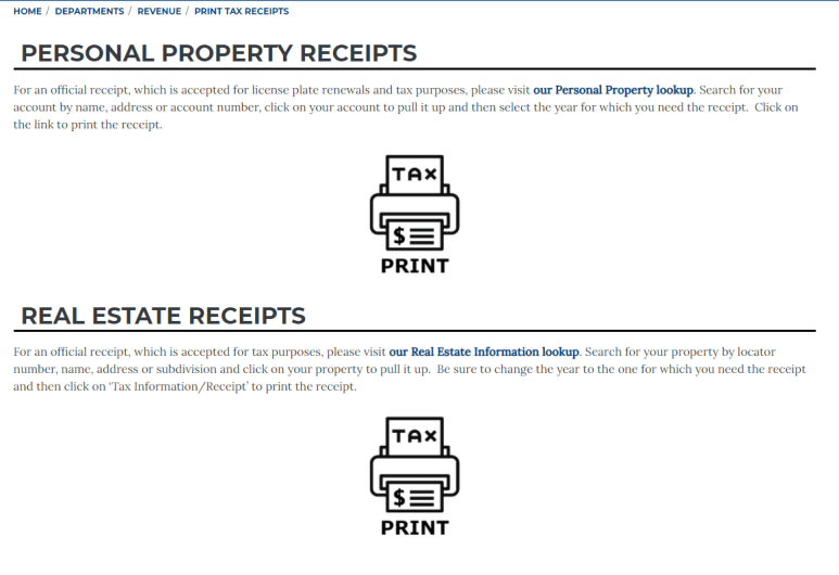St. Louis County Tax Receipts Tom Terrific