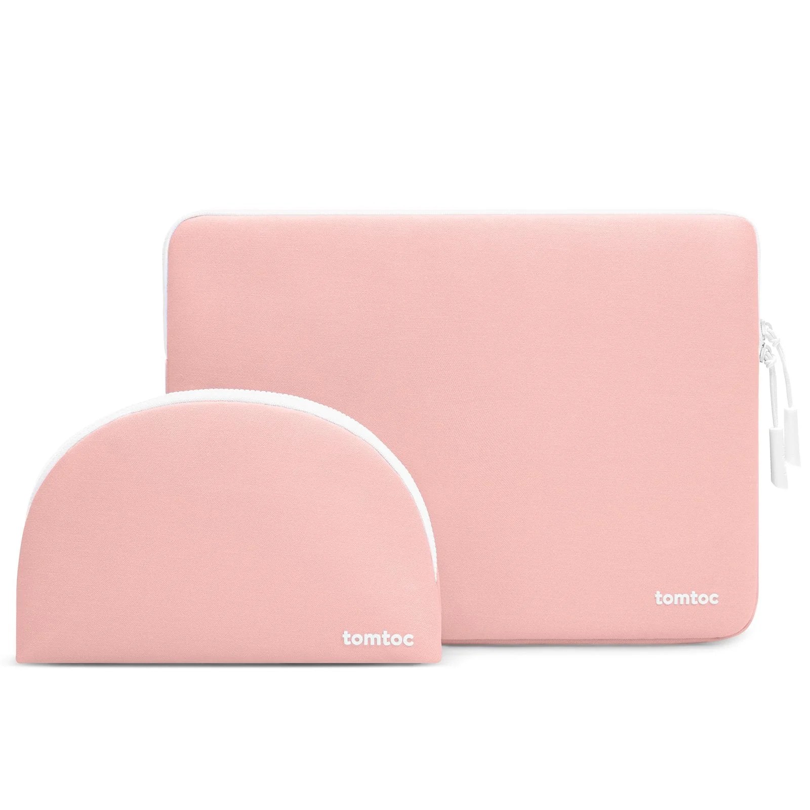tomtoc 13 Inch Lady Laptop Sleeve with Organized Pouch Pink