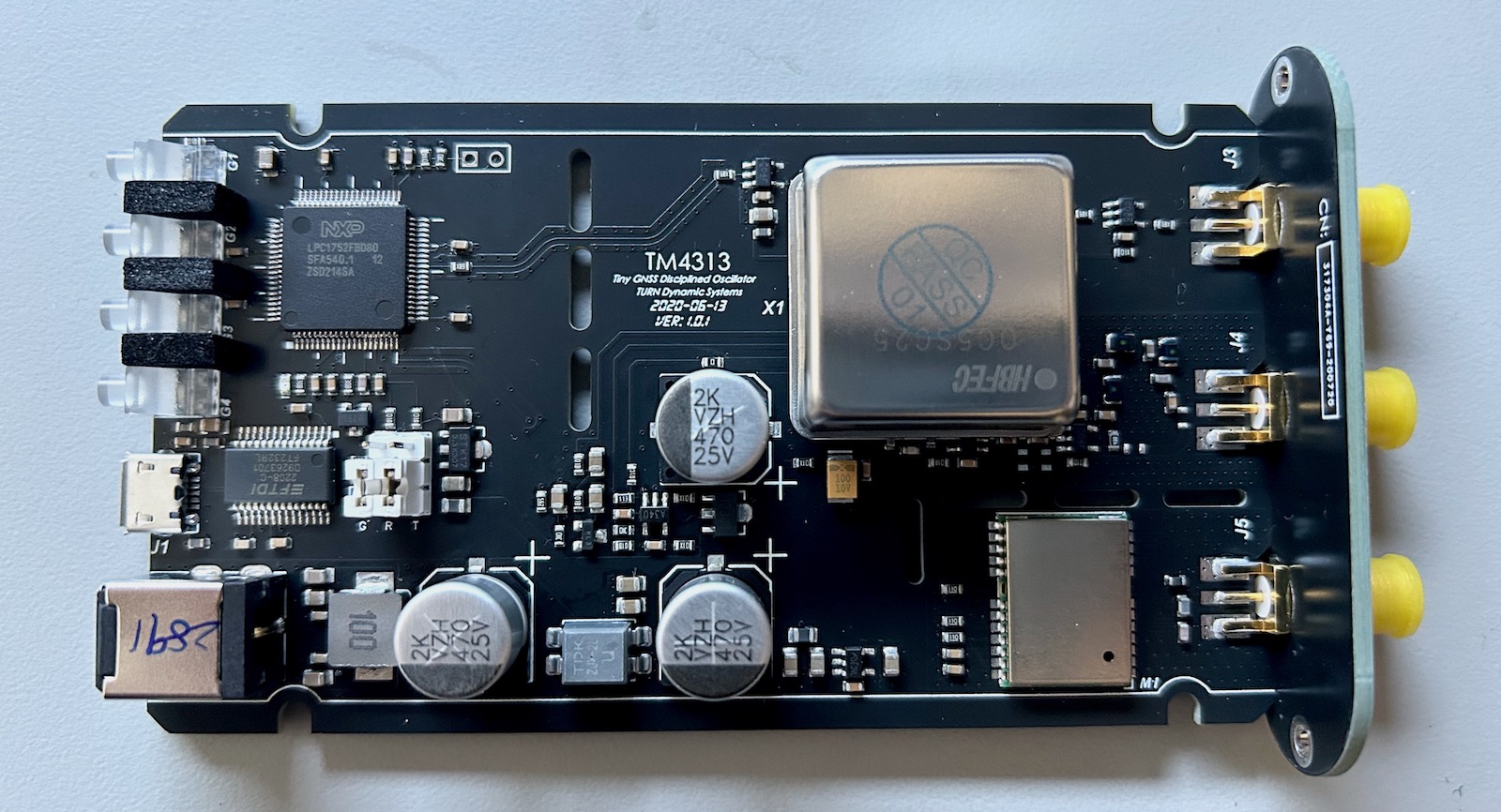 Teardown of the TM4313 GPS Disciplined Oscillator Electronics etc…