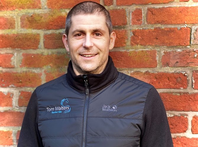 Veterinary surgeon Tom Walters Equine Vets