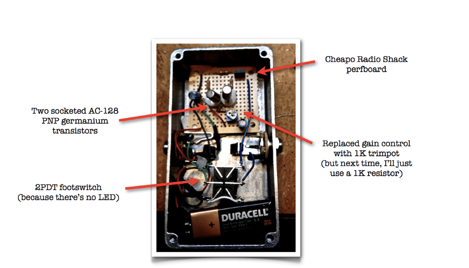 The "SuperFiend" DIY Fuzz Face!