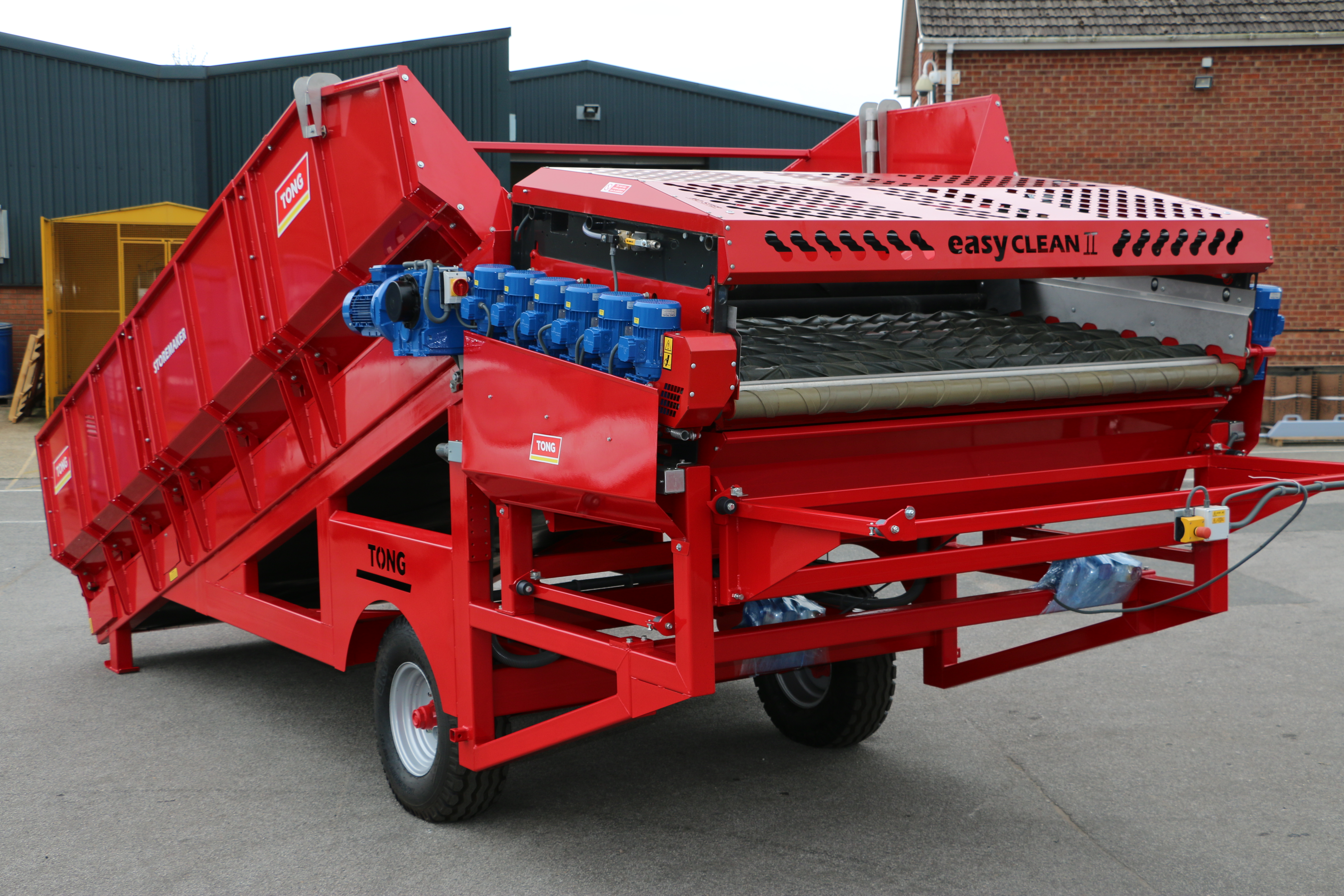 Storemaker Mobile Vegetable Hopper Tong Engineering UK