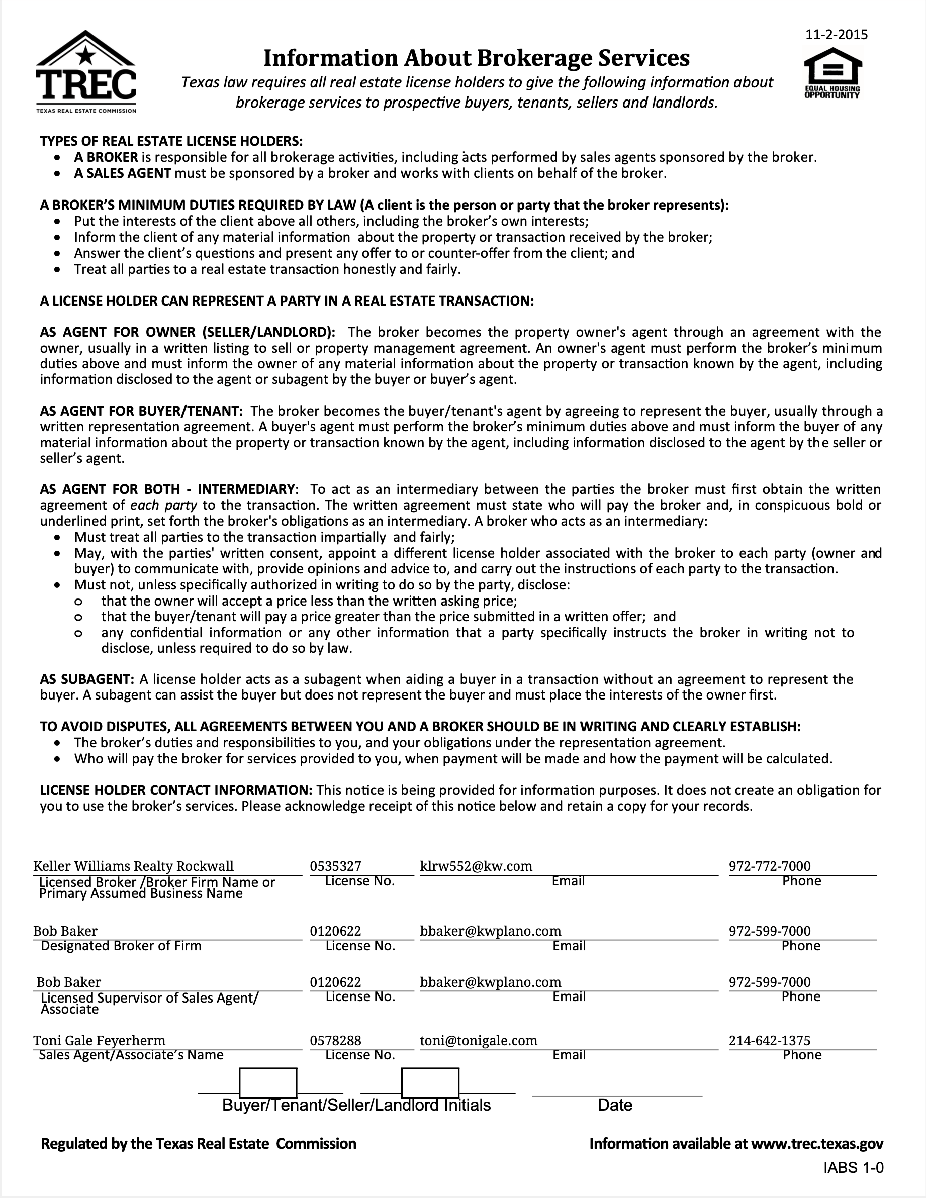 Texas Real Estate Commission