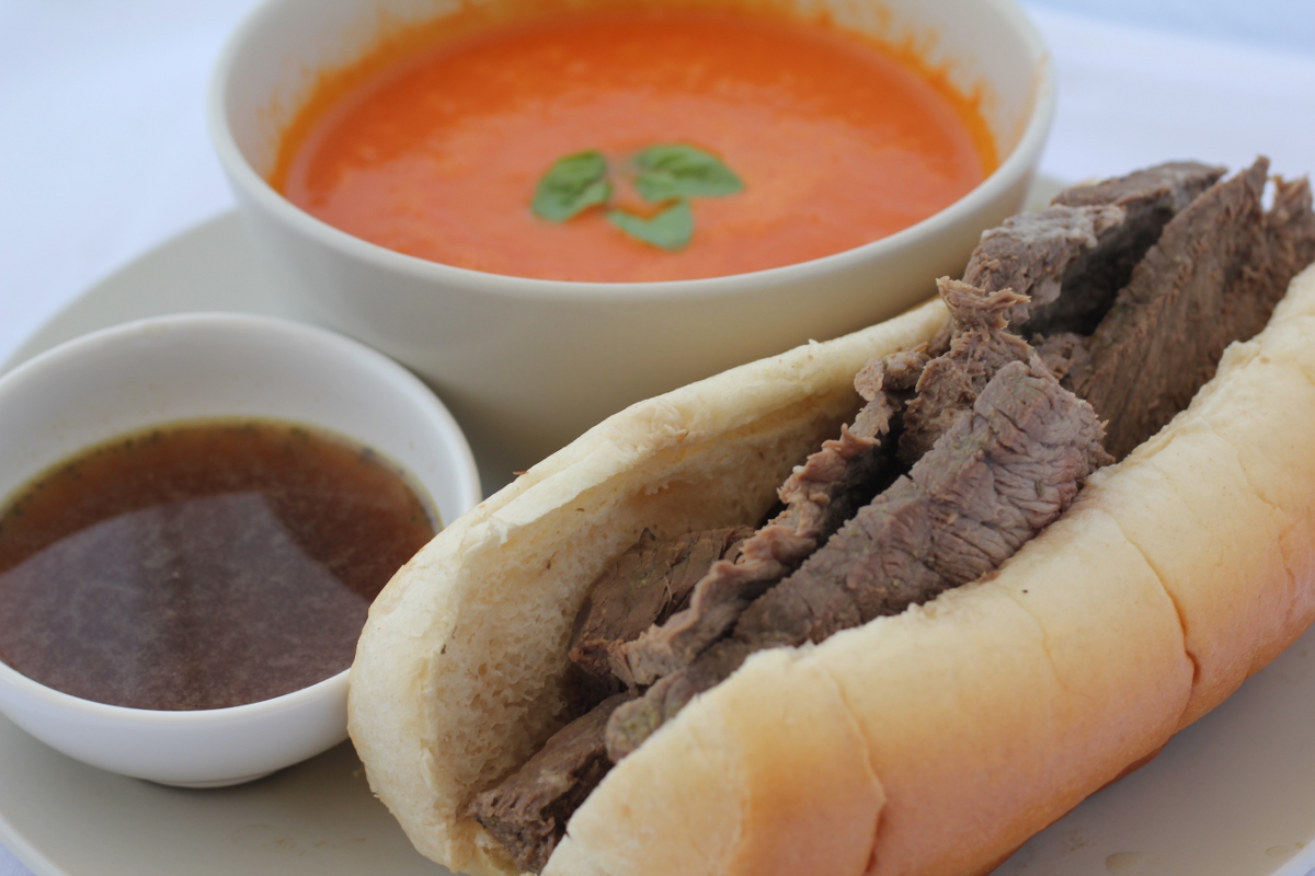 French Dip Sandwiches & Creamy Tomato Soup Toni Spilsbury