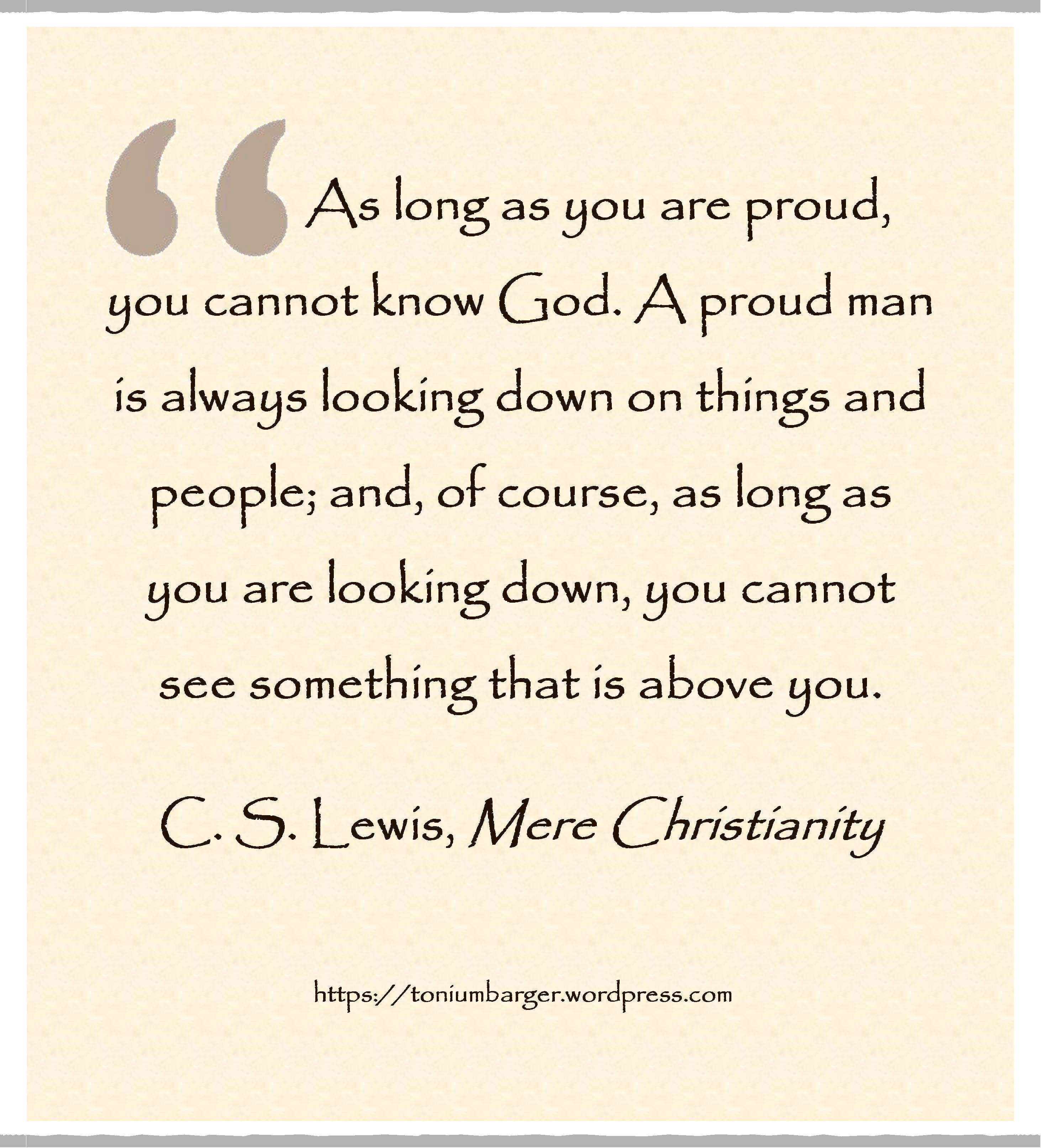 Famous Cs Lewis Quotes Mere Christianity References Cs Lewis | Flutterings