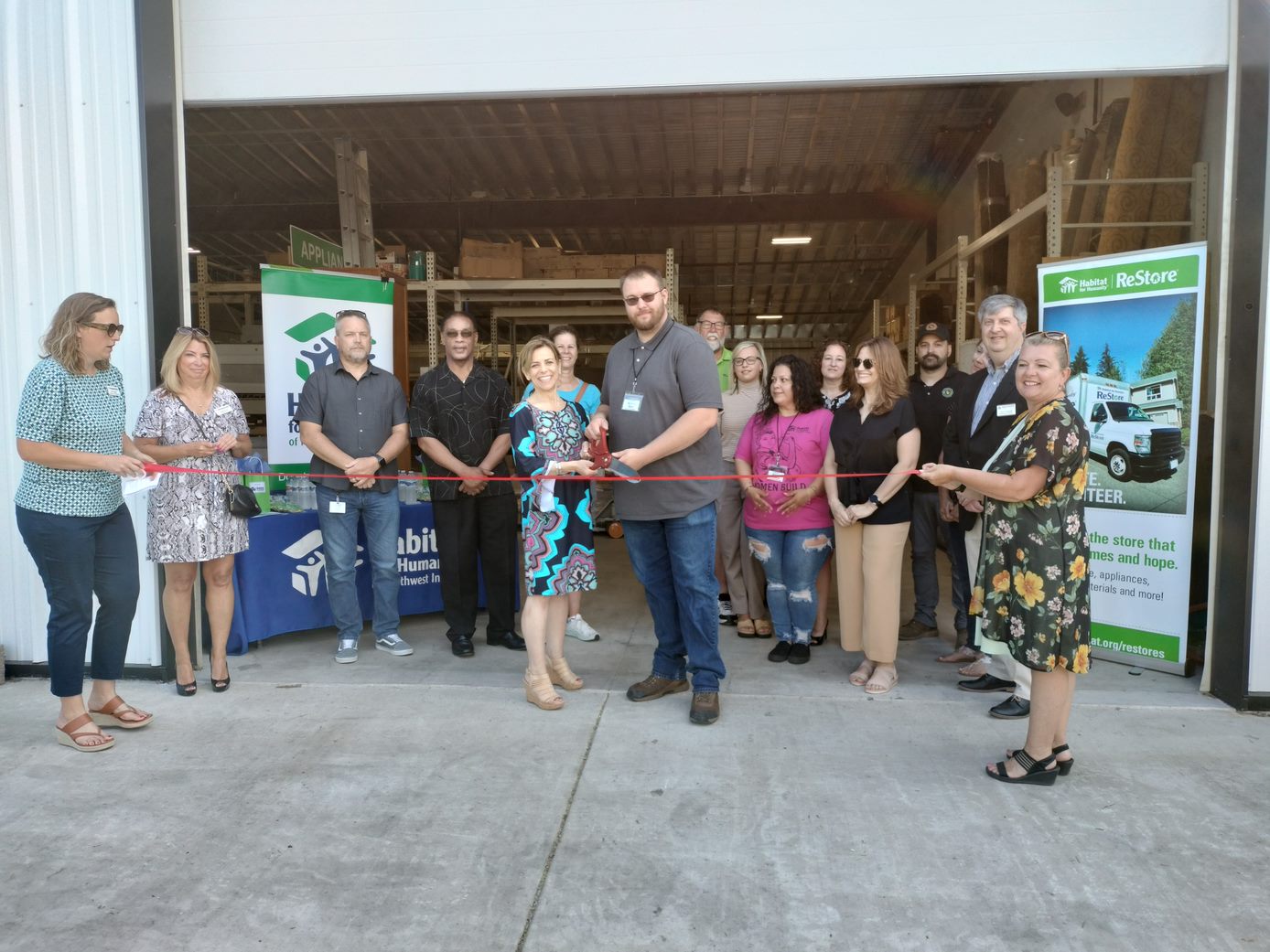 habitat for humanity warehouse addition